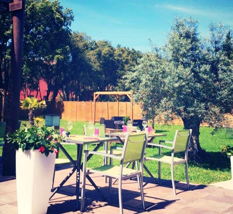 Hotel Domaine Le Milos Кастри Ресторант снимка